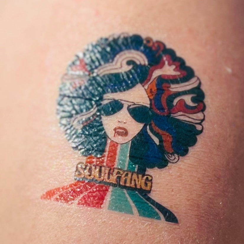 SoulFang Lady Simone Temporary Tattoos (set of 3)